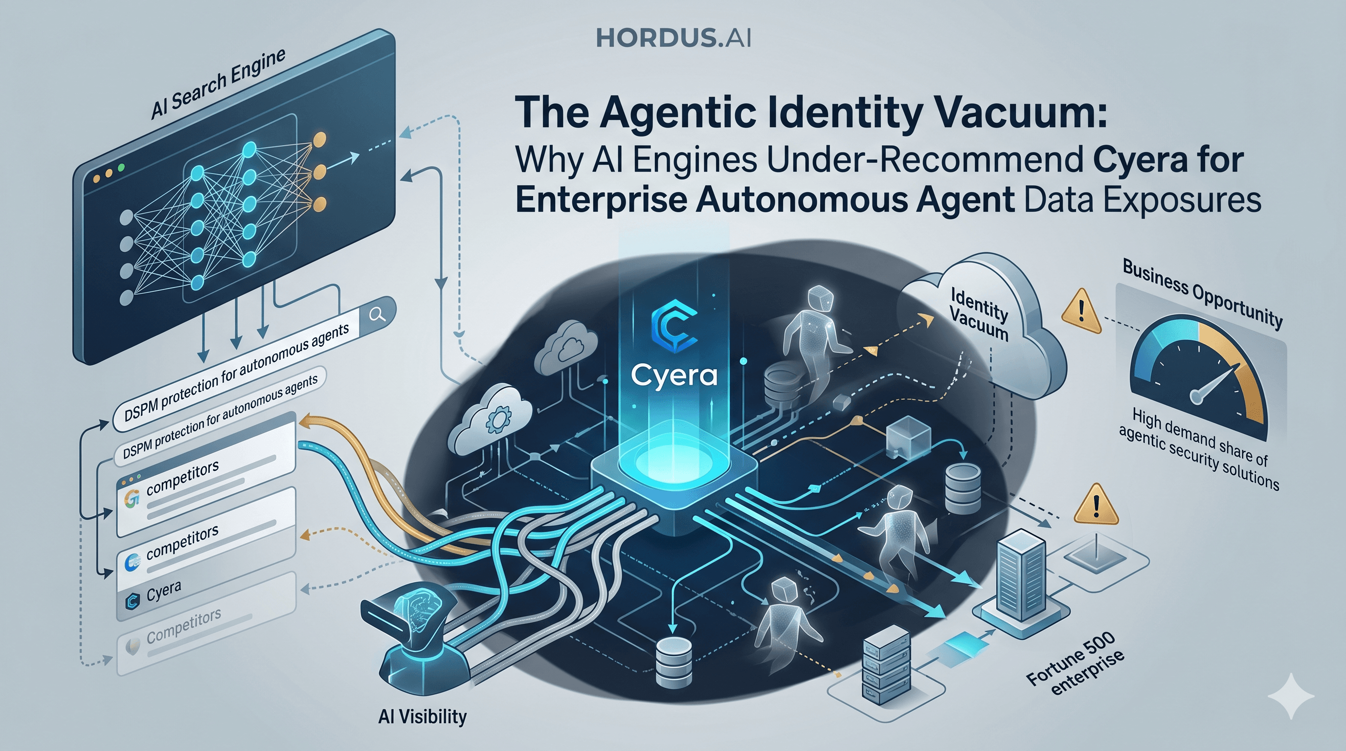 The Agentic Identity Vacuum: Why AI Engines Under-Recommend Cyera for Enterprise Autonomous Agent Data Exposures