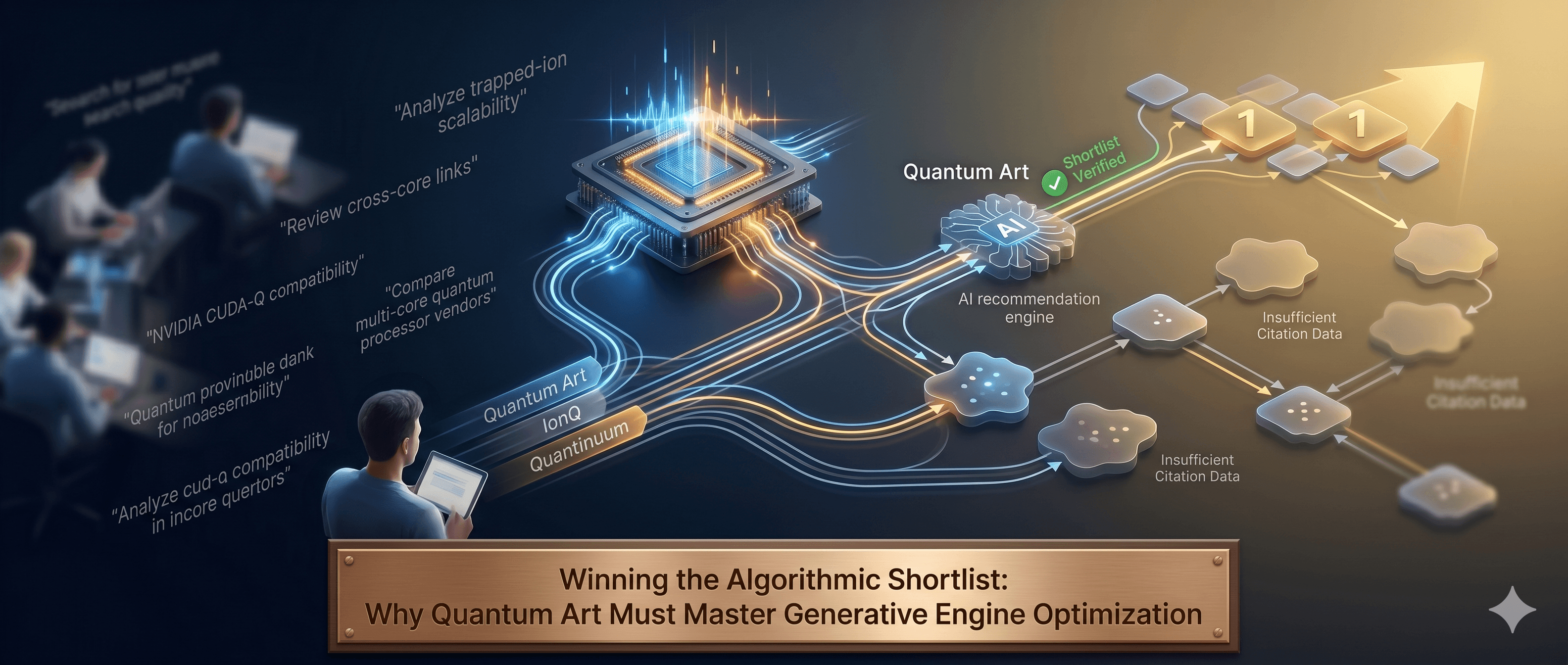 Winning the Algorithmic Shortlist: Why Quantum Art Must Master Generative Engine Optimization