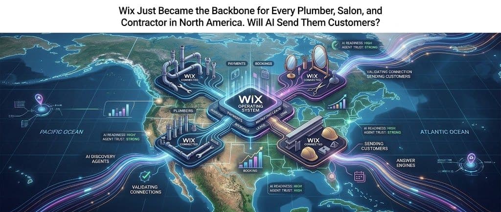 Wix Just Became the Backbone for Every Plumber, Salon, and Contractor in North America. Will AI Send Them Customers?