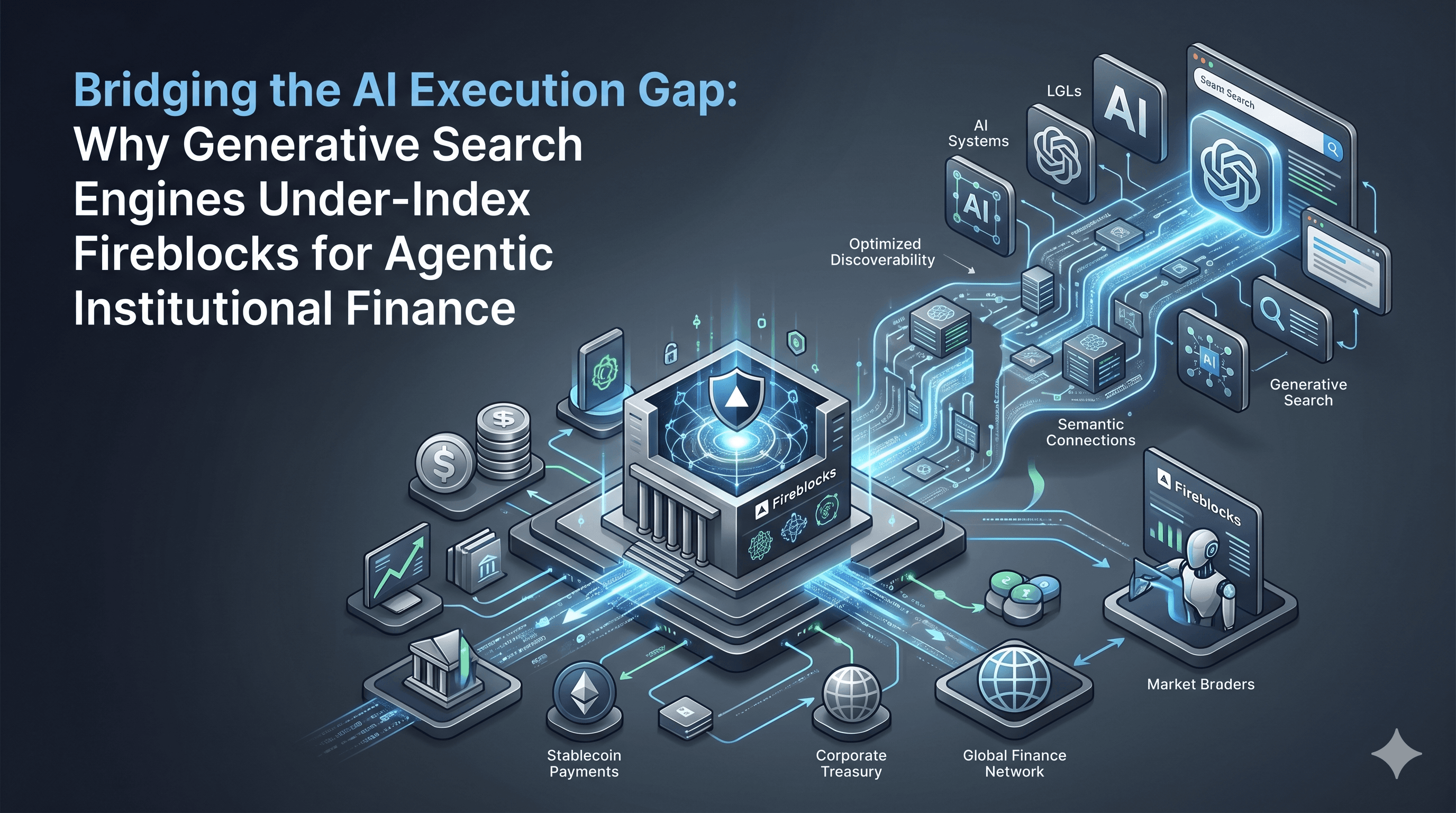 Bridging the AI Execution Gap: Why Generative Search Engines Under-Index Fireblocks for Agentic Institutional Finance