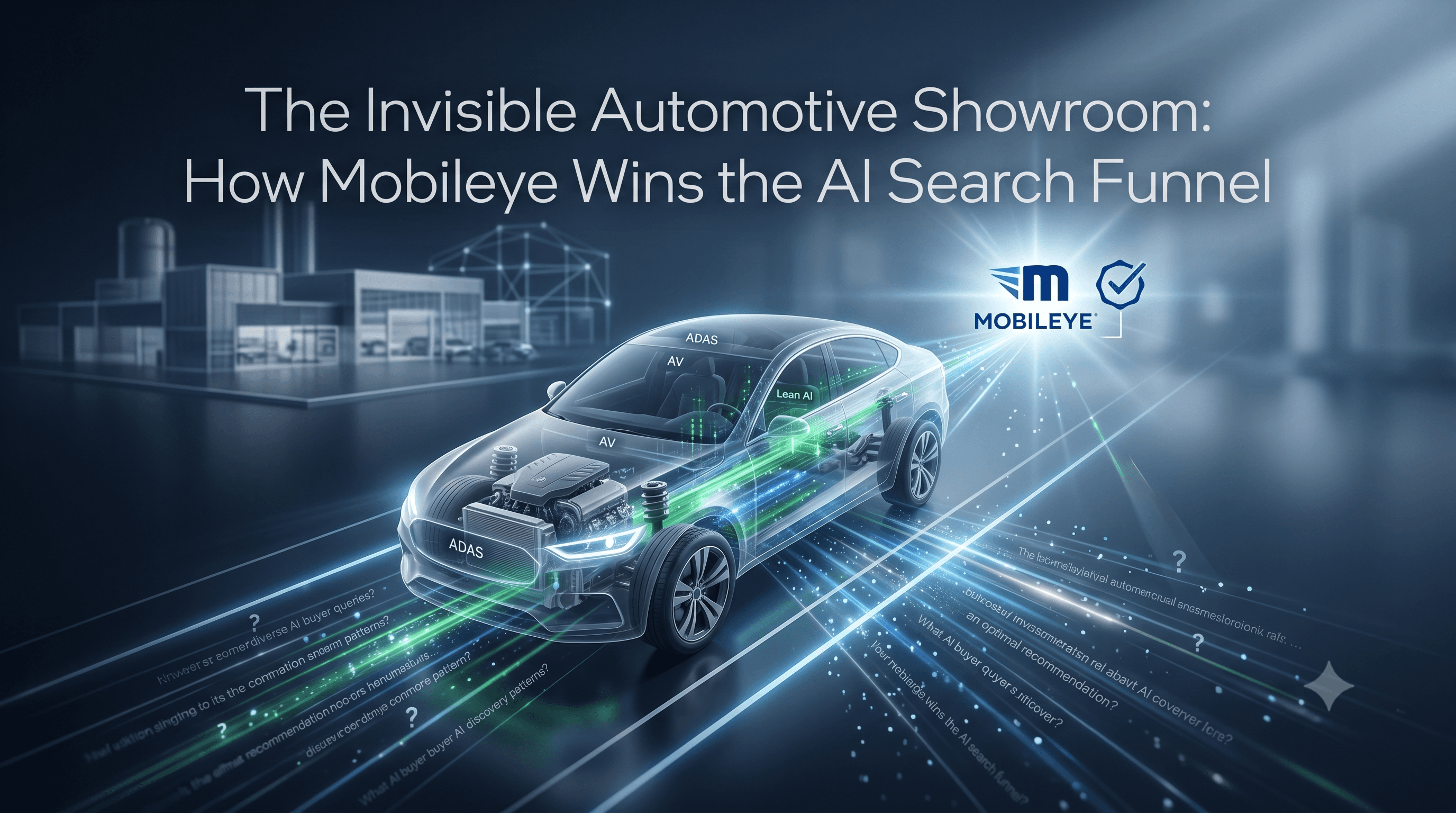 The Invisible Automotive Showroom: How Mobileye Wins the AI Search Funnel