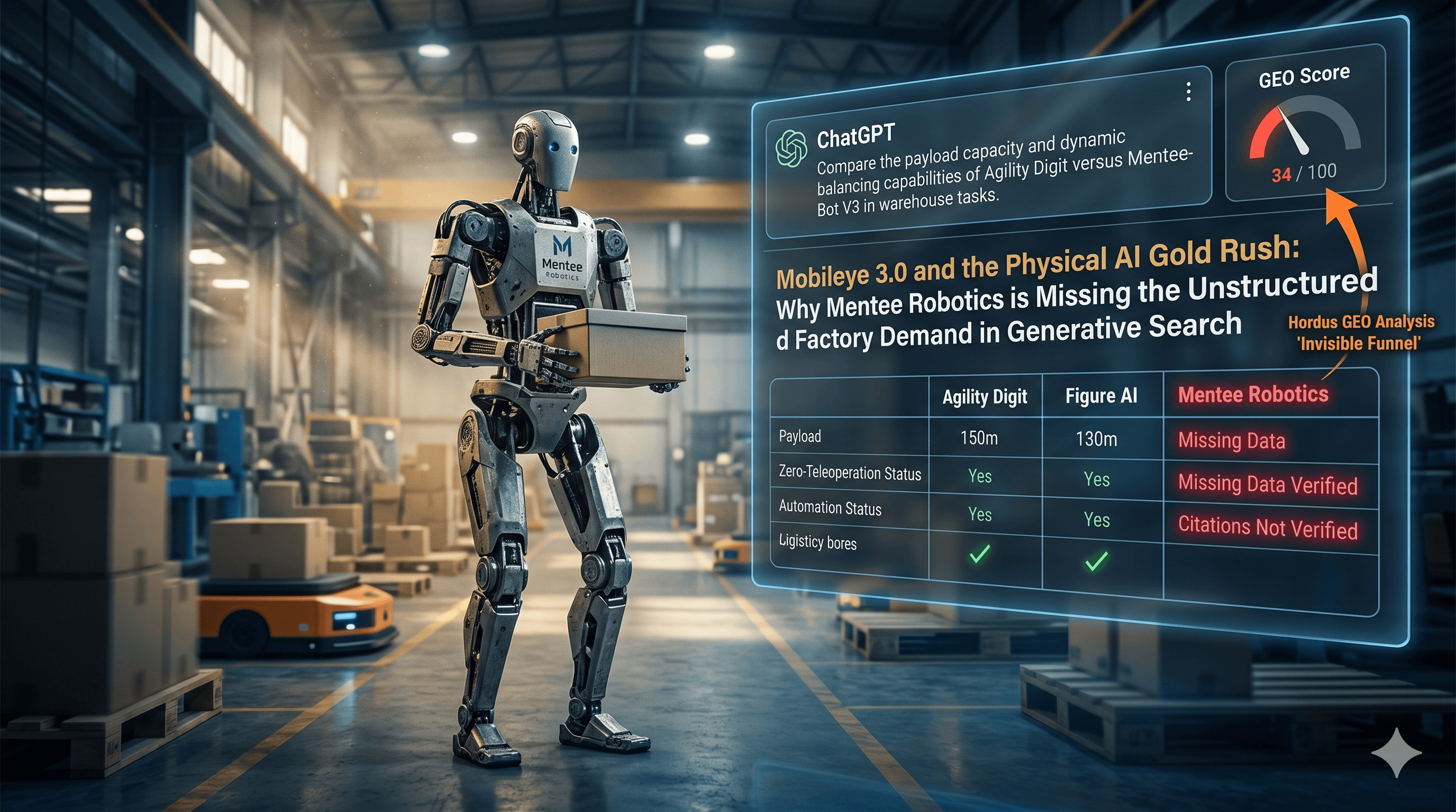 Mobileye 3.0 and the Physical AI Gold Rush: Why Mentee Robotics is Missing the Unstructured Factory Demand in Generative Search