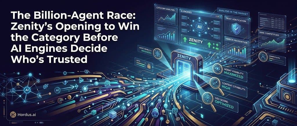 The Billion-Agent Race: Zenity's Opening to Win the Category Before AI Engines Decide Who's Trusted